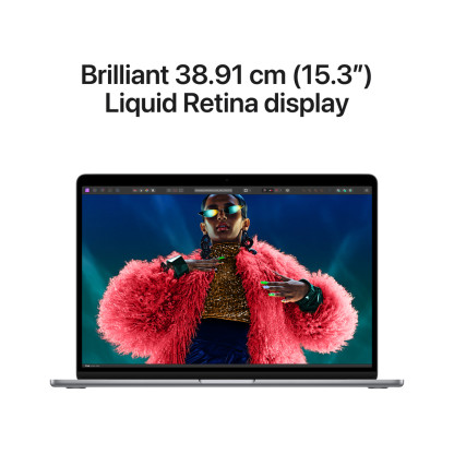 15-inch MacBook Air: Apple M3 chip with 8-core CPU and 10-core GPU, 8GB, 256GB SSD - Space Grey