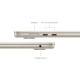 15-inch MacBook Air: Apple M3 chip with 8-core CPU and 10-core GPU, 8GB, 256GB SSD - Starlight